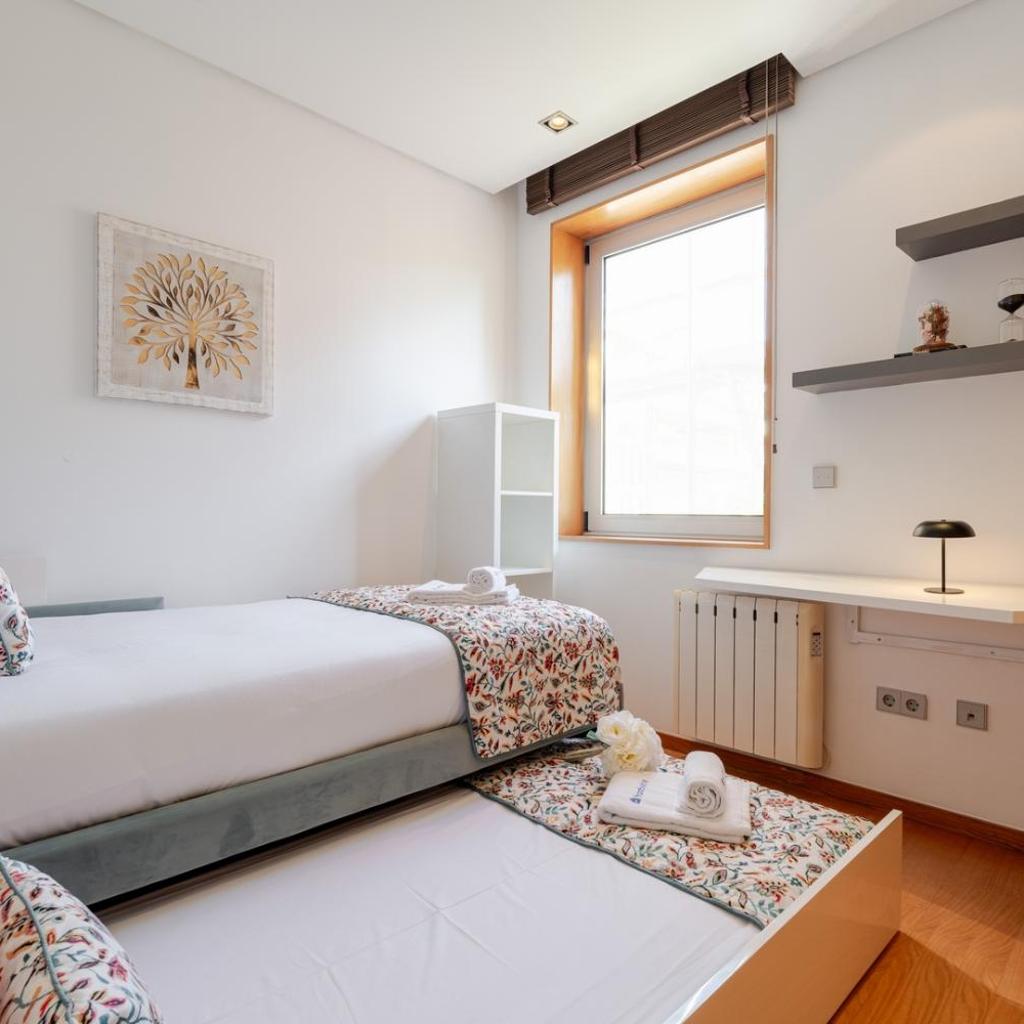 Photograph of Modern Flat with Workspace in Foz by HostWise