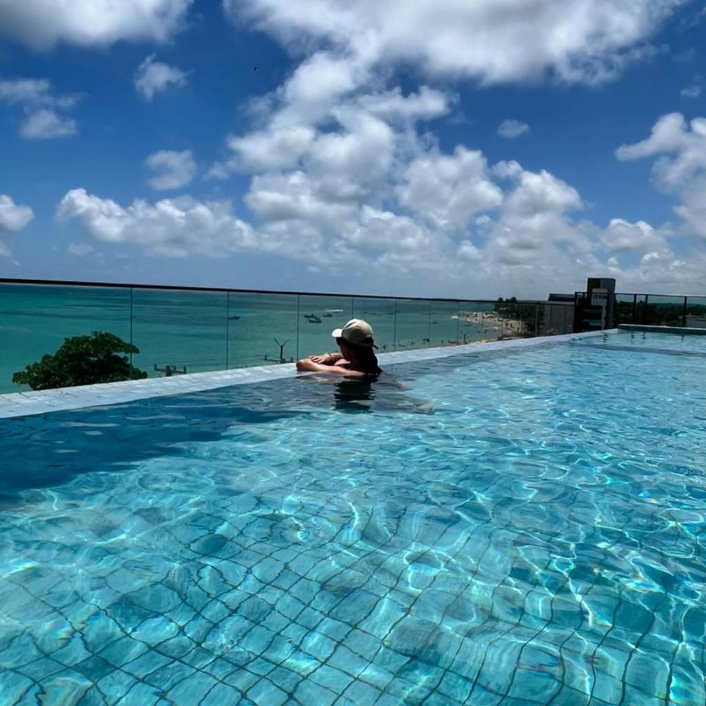 Tamandaré Luxo, Flat Pé na Areia, Piscina Infinita, Suíte Queen e Recepção 24h — foto 12