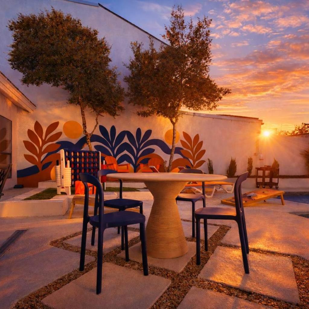 Photograph of Outdoor Oasis - Poolside Movie Nights - Sleeps 16