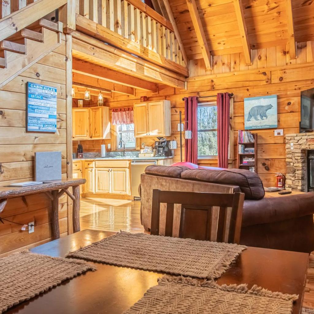 Photograph of Log Cabin | 7 min walk to Downtown Pkwy | Hot Tub