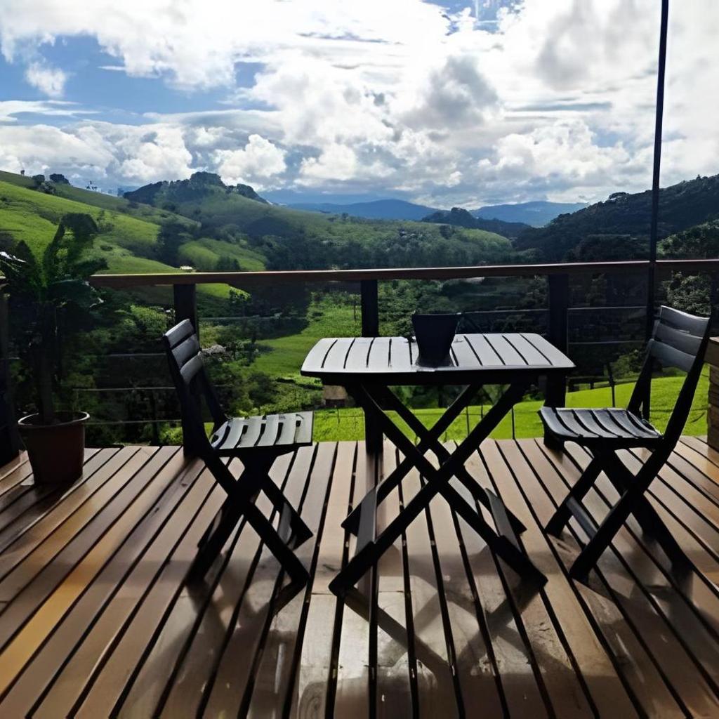 Cabana Triângulo do Sol | Vista montanhas | Hidro | Ar — foto 6