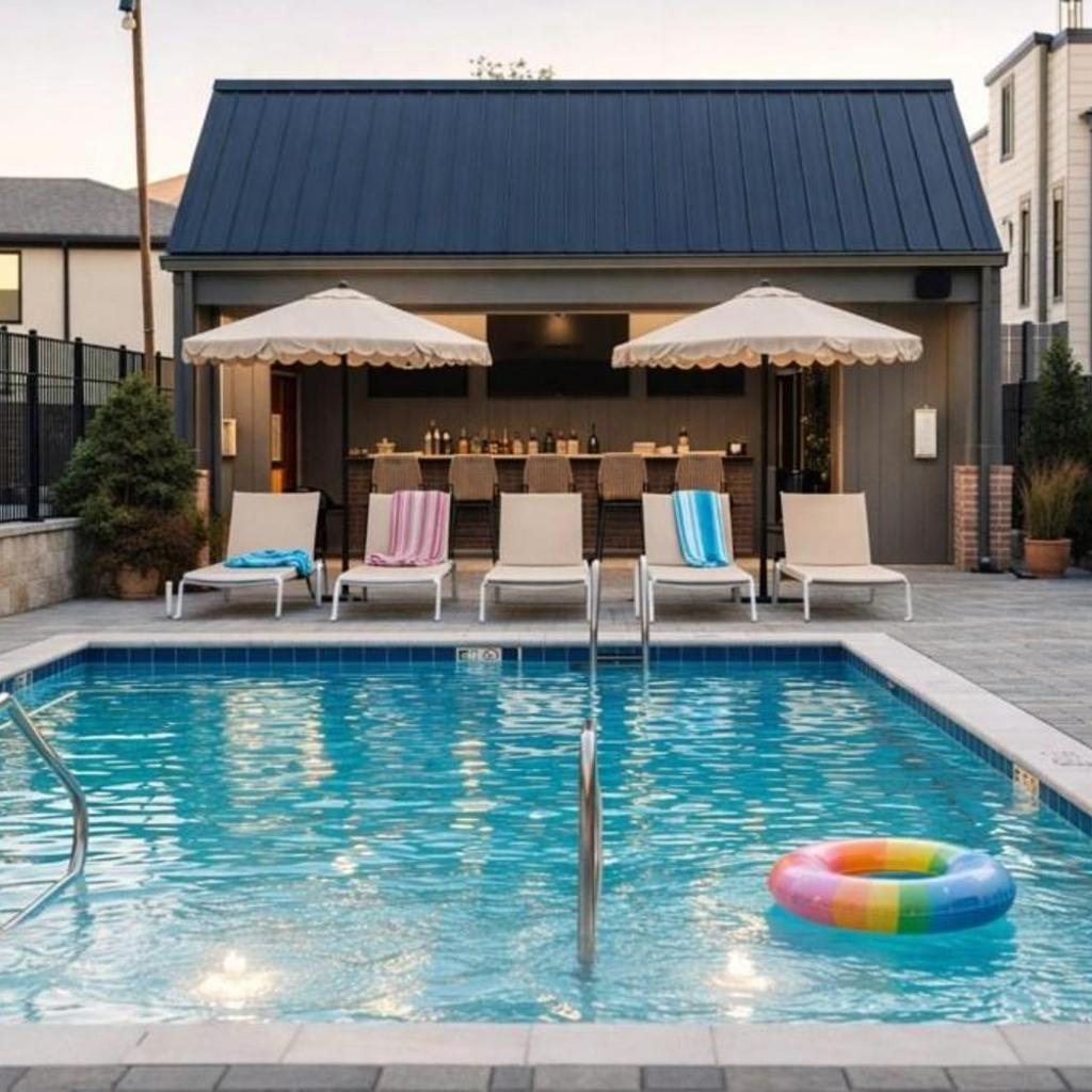 Photograph of Modern Comfort | Pool, Fitness & Firepit