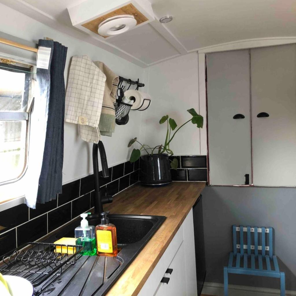 Photograph of Cozy Narrowboat on Regents Canal