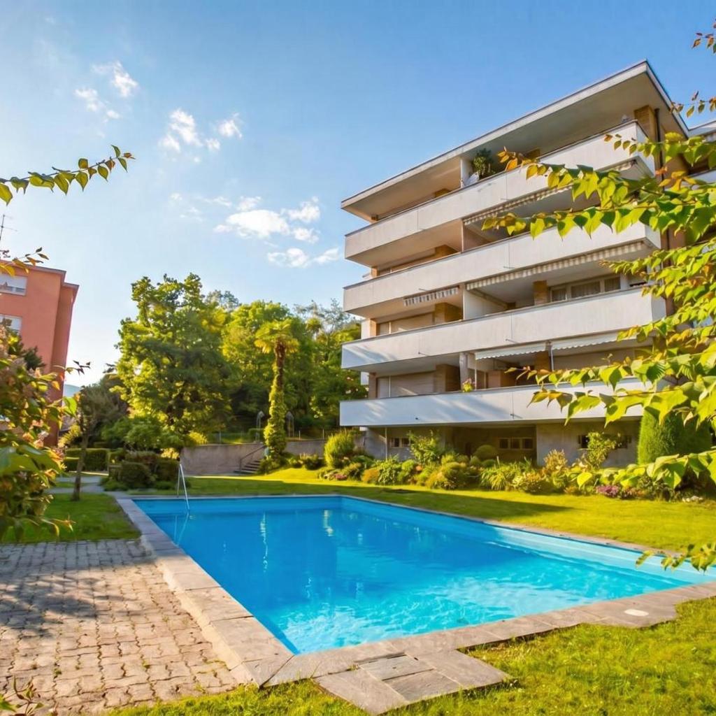 Image 0 - Malibu46 - Minusio Apt with Shared Pool & Balcony - Happy Rentals