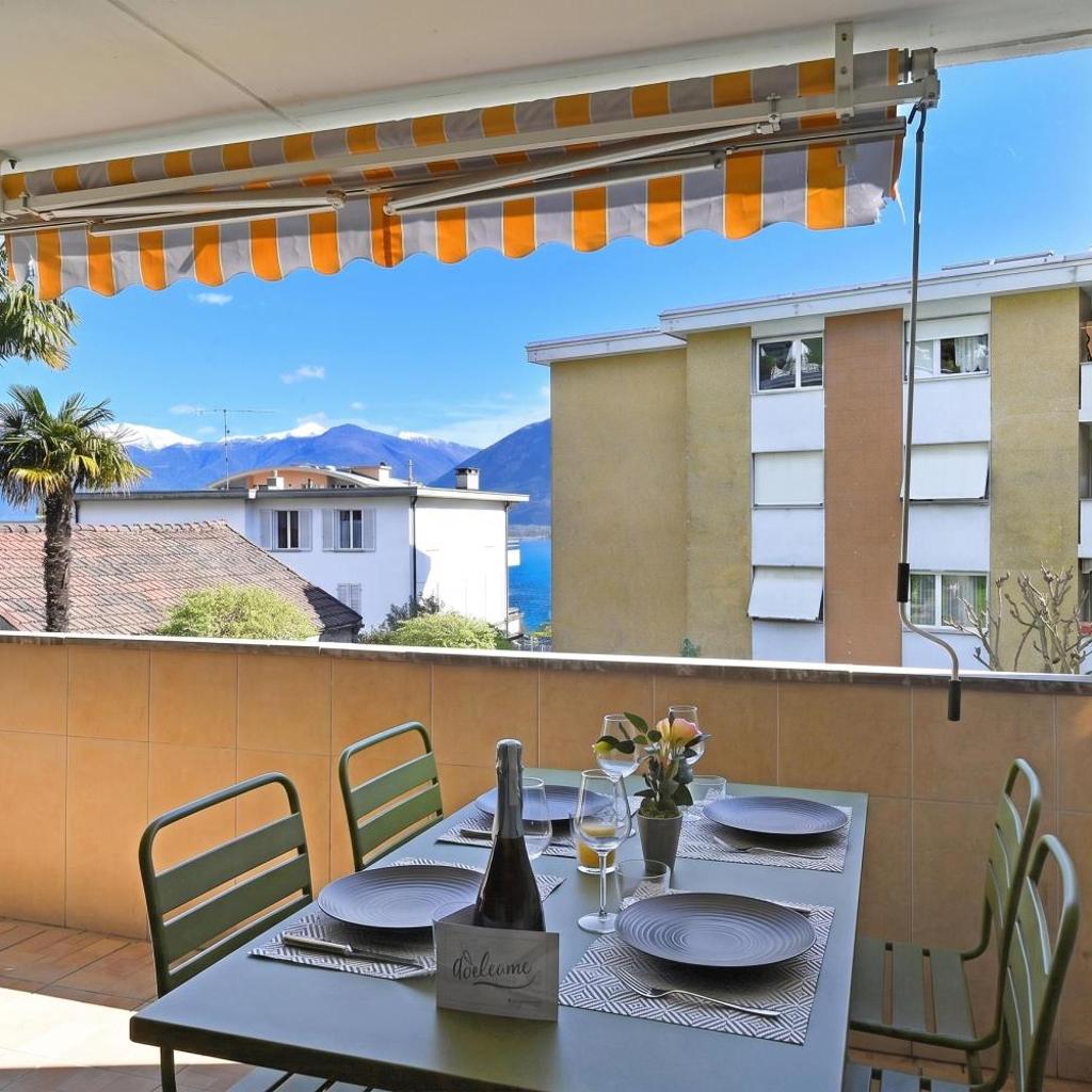 Image 2 - Malibu46 - Minusio Apt with Shared Pool & Balcony - Happy Rentals