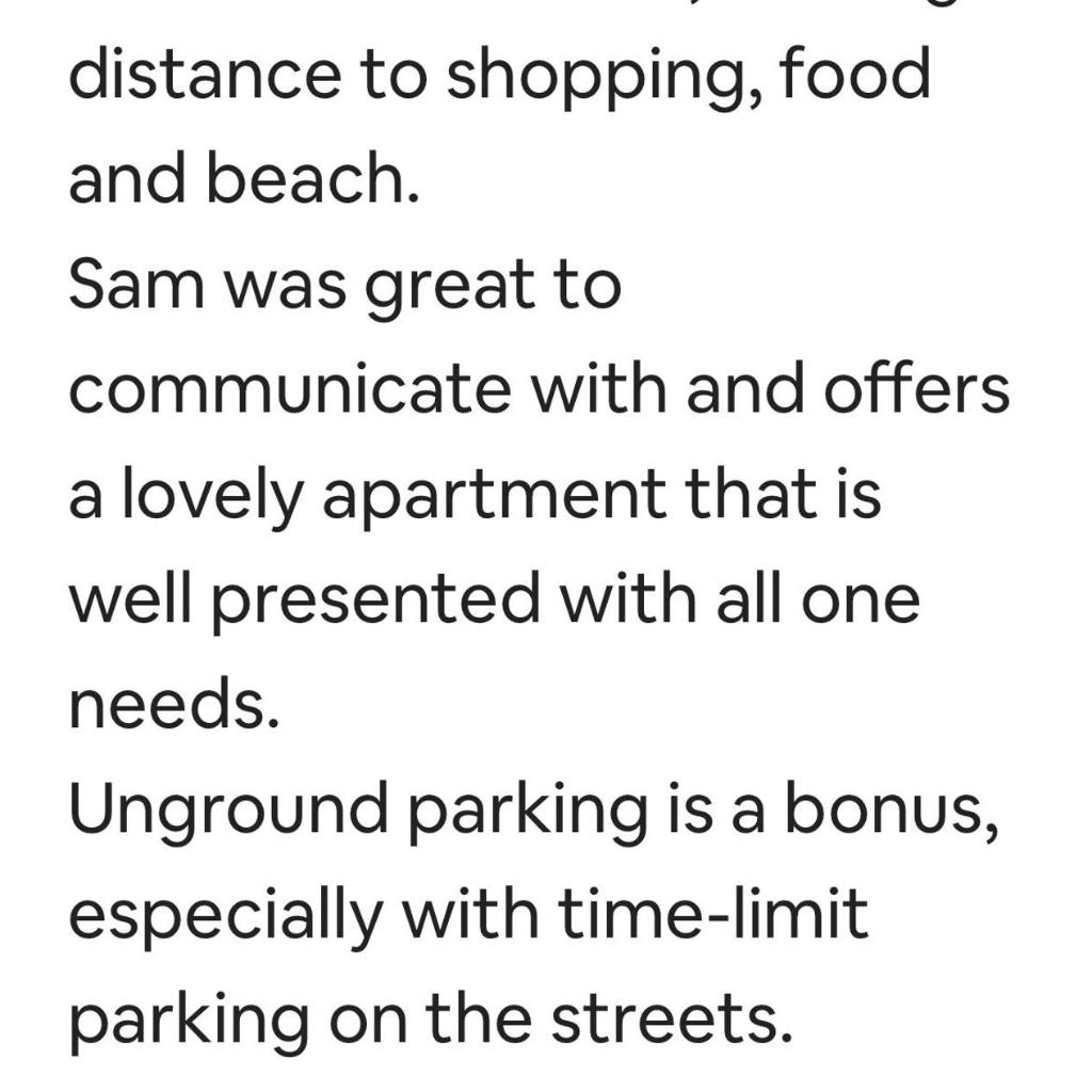 Photograph of Beachside flat with free parking
