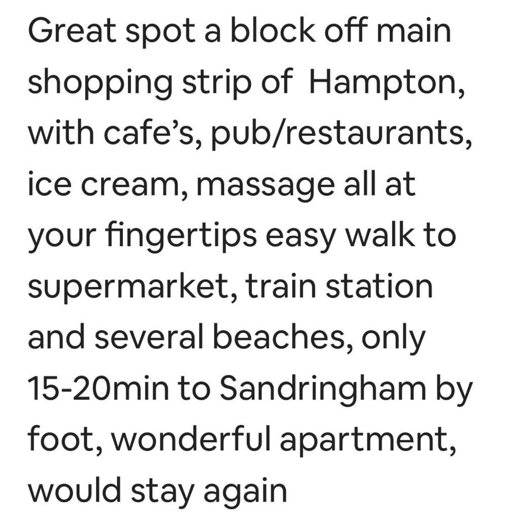 Photograph of Beachside flat with free parking