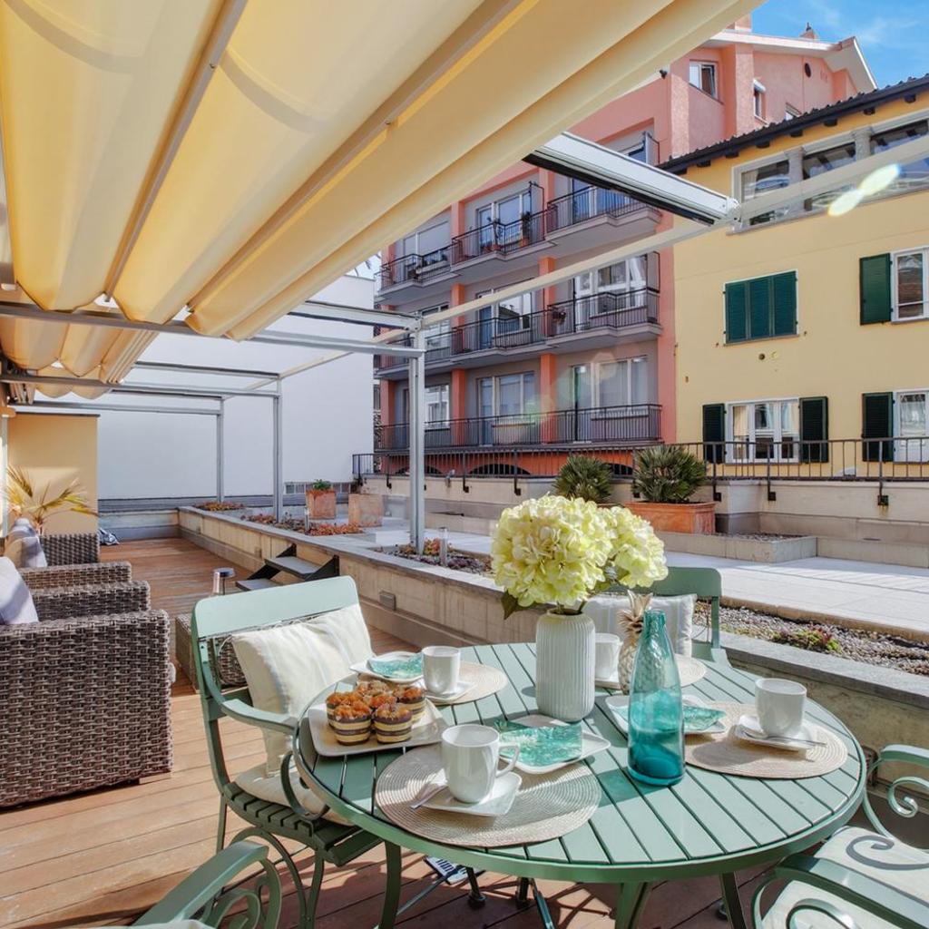 Image 1 - Borgo Corallo Lake-View Terrace in Central Ascona