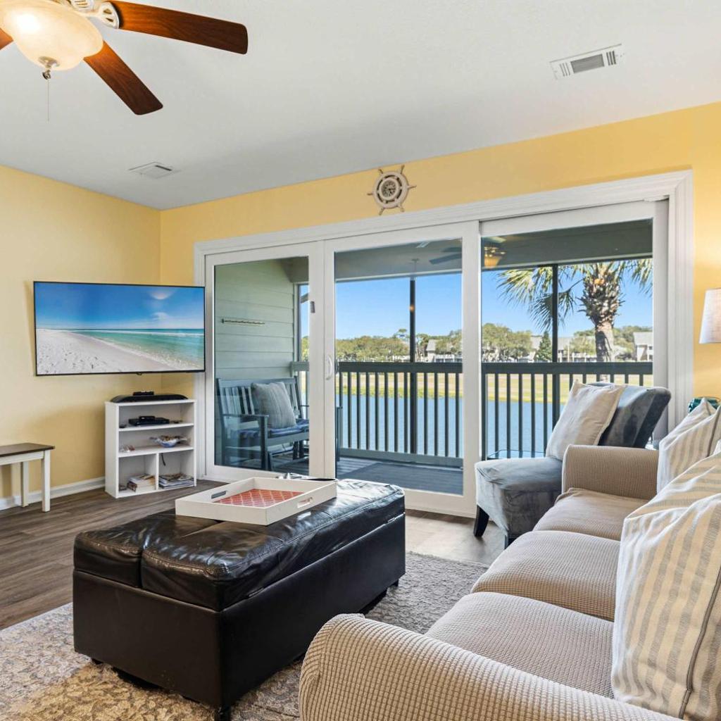 Photograph of Spacious pet-friendly villa with full kitchen shared pool & private beach access
