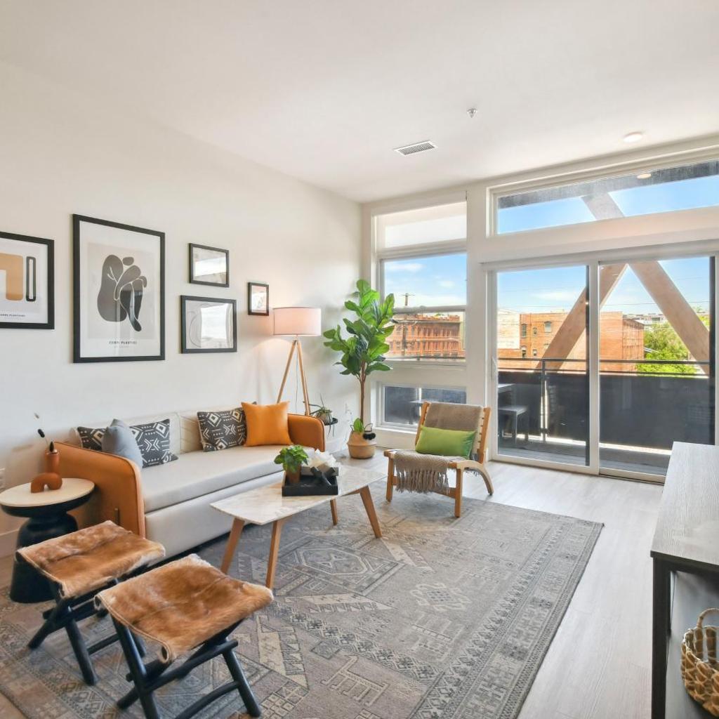 Photograph of Sunlit Escape | 1BR LoHi Loft | Balcony + Patio | Dog-Friendly