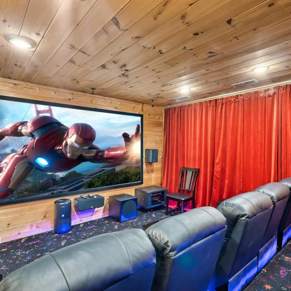 Photograph of Million Views Theater Hot Tub Game Room