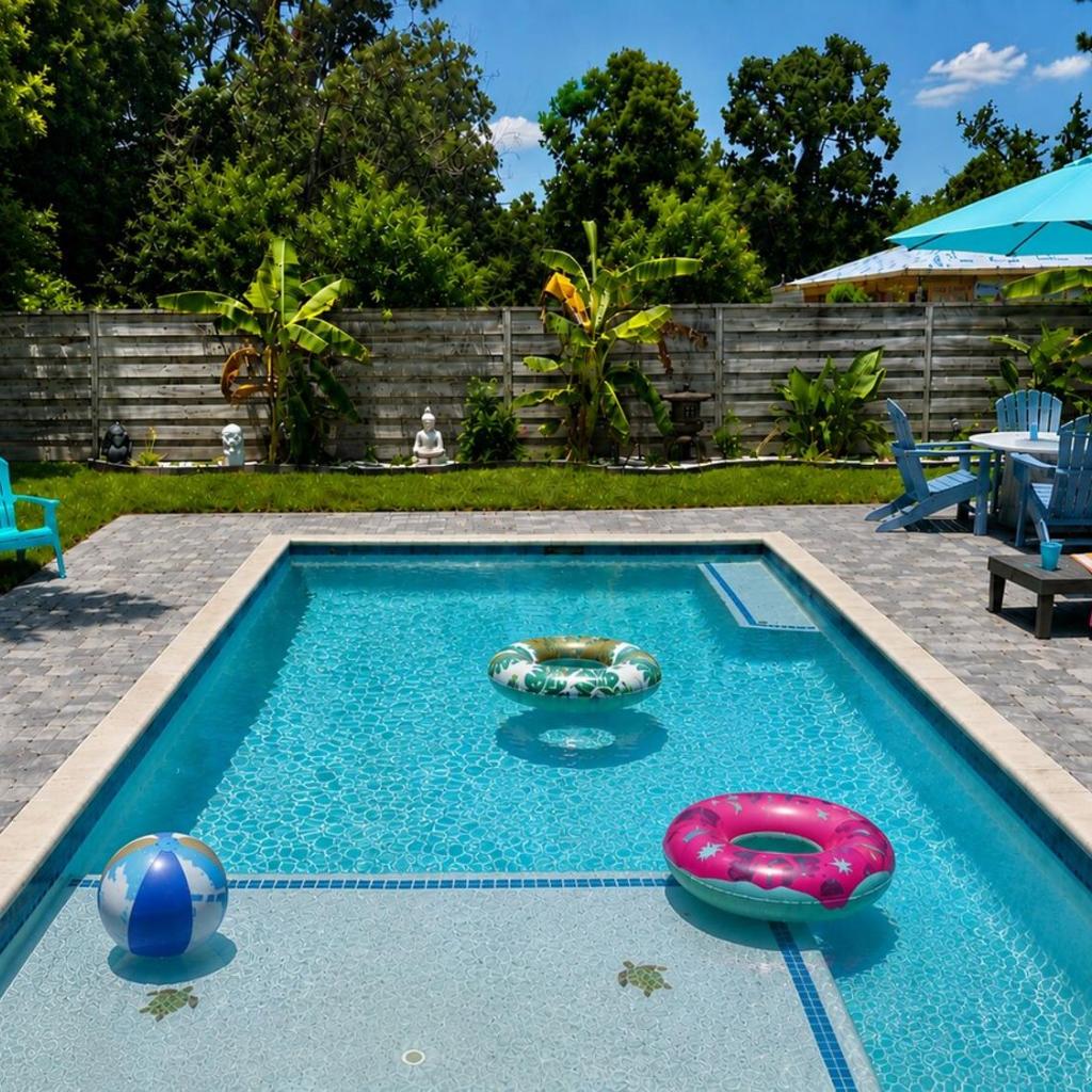 Photograph of Sandy Beach Days Saltwater Poolside Nights