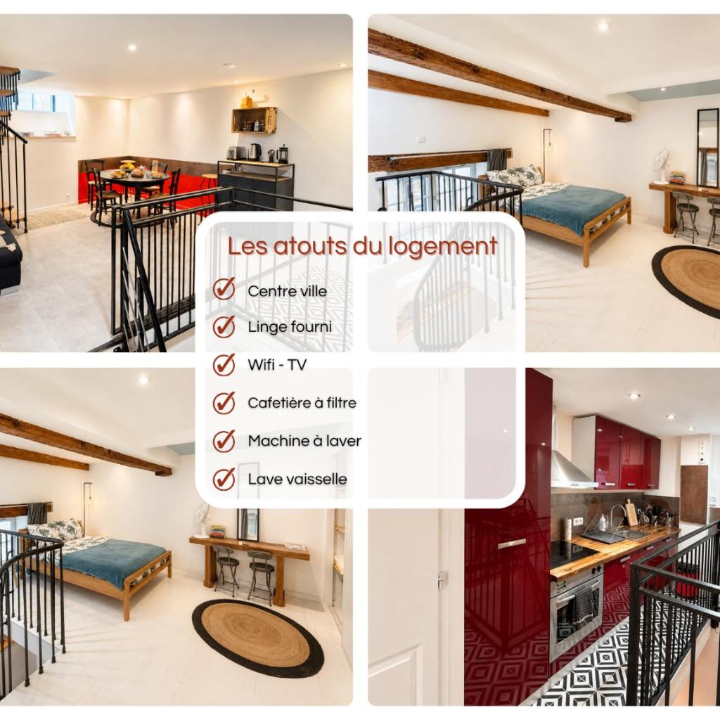 Photograph of "Les Voûtes de May" Centre Ville - Wifi - Linge