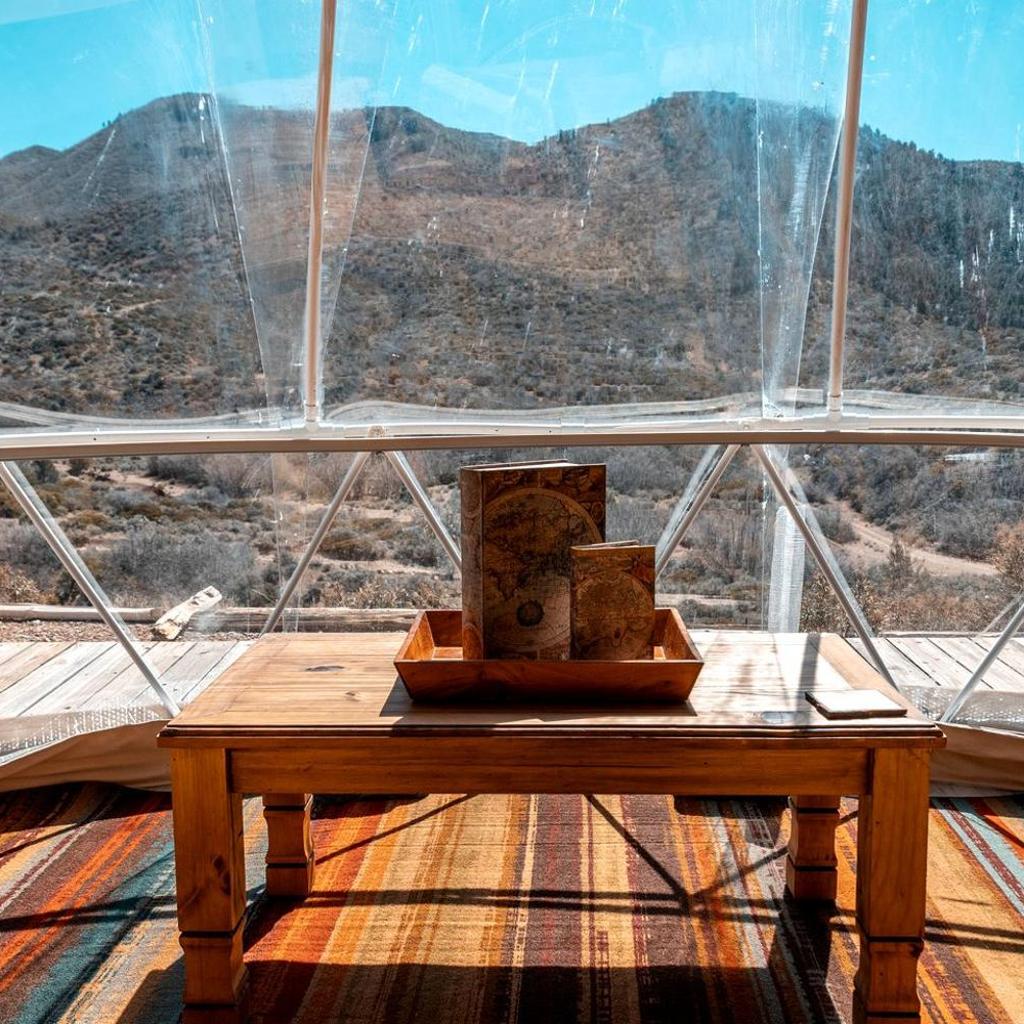 Photograph of Tranquil Desert Retreat in a Geodesic Dome with Scenic Views in Las Vegas, Nevada