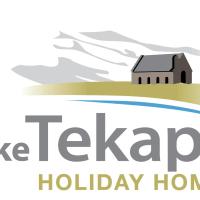 a logo for lake kelpop holiday homes at Lake Tekapo Holiday Homes