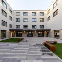 mk | hotel rüsselsheim、リュッセルスハイムのホテル