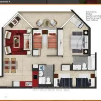 Departamento Familiar Los Molles, хотел в Лос Мойес