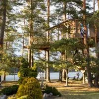 Treehouse Čiekurs, hótel í Duķuri