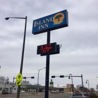 Island Inn, hotell Grand Islandis lennujaama Central Nebraska regionaalne lennujaam - GRI lähedal