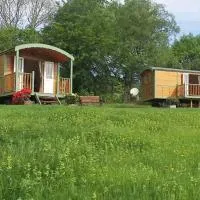 The Hideaway Huts, hotell i Bardon Mill
