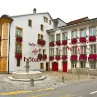 Estavayer-le-Lac में, होटल Hôtel du Port - Free Parking - Breakfast included