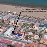 Old Fisherman's House in Malvarrosa Beach, hotel a Valencia