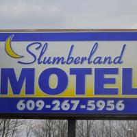 Slumberland Motel Mount Holly, hotel McGuire légibázis - WRI környékén Mount Hollyban