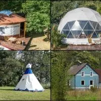 Glamping Podgrodzie, hotel em Nowe Warpno