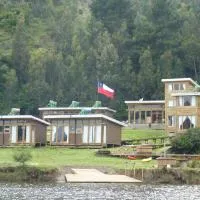 Cabañas rio chovellen、クラニペのホテル