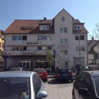 StadtCafé Pension, hotel Grünstadtban