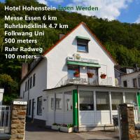 Hotel Hohenstein -Radweg-Messe-Baldeneysee, hôtel à Essen (Werden)