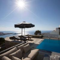 Psarrou villa for 10 guests, stunning sea views
