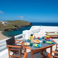 Superior Beachfront Apartment 2 with view to the Aegean Sea