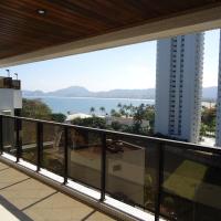Moderno Apartamento na Enseada com Wi-Fi e Vista Espetacular - Para Família e Home Office - 300m da praia, hotel in Tortuga, Guarujá