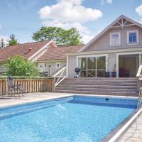 Nice home in Trans with 5 Bedrooms, Sauna and Private swimming pool