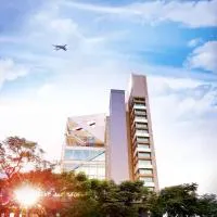 藍水輕旅-桃園機場 桃園高鐵 24h免費送機 住宿日免費停車, khách sạn ở Quận Đại Viên