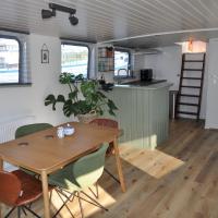 Private Lodge on Houseboat Amsterdam, hotel in IJburg, Amsterdam