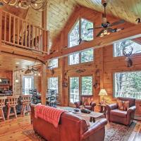 Newly Built Bethel Log Cabin with Deck, Near Skiing!, hotel in Bethel