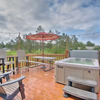 Rustic Benezette Cabin with Porch, Hot Tub and Fire Pit, hotel near St. Marys Municipal - STQ, Benezette