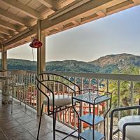 Hilltop Valley Center House with Balcony and Mtn Views!