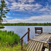 Burns Lake Cabin with Dock, Fire Pit, Rowboat and More
