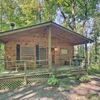 Pisgah Forest The Oak Cabin with Deck by Creek