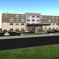 a rendering of a parking lot in front of a hospital at Holiday Inn Express & Suites Ocala, an IHG Hotel