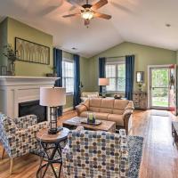 Peaceful Family-Friendly Home with Fireplace and Porch, hotel in Weaverville