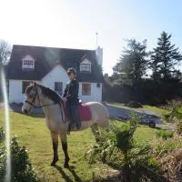Viesnīca Letterfrack Farmhouse on equestrian farm in Letterfrack beside Connemara National Park pilsētā Tullywee Bridge