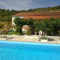 5 bedrooms villa with private pool enclosed garden and wifi at Aroche Huelva