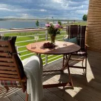 Modernes Apartment am Hafen mit Seeblick, khách sạn ở Großräschen