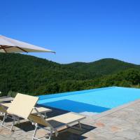 Apartment in rural stone house with swimming pool in Anghiari