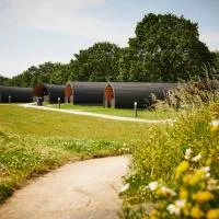 Naturhytter, hotel din Kjellerup