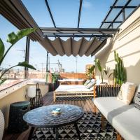 Los mejores hoteles con jacuzzi en la habitación en Barcelona 25 Amazing new apartment with rooftop jacuzzi